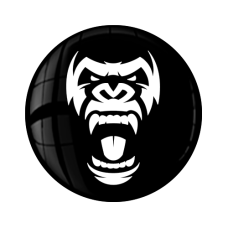 ANGRY GORILLA Gel Wheel Centre Badge